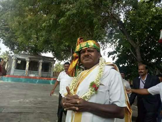  ನಿಯೋಜಿತ ಮುಖ್ಯಮಂತ್ರಿ ಕುಮಾರಸ್ವಾಮಿ.