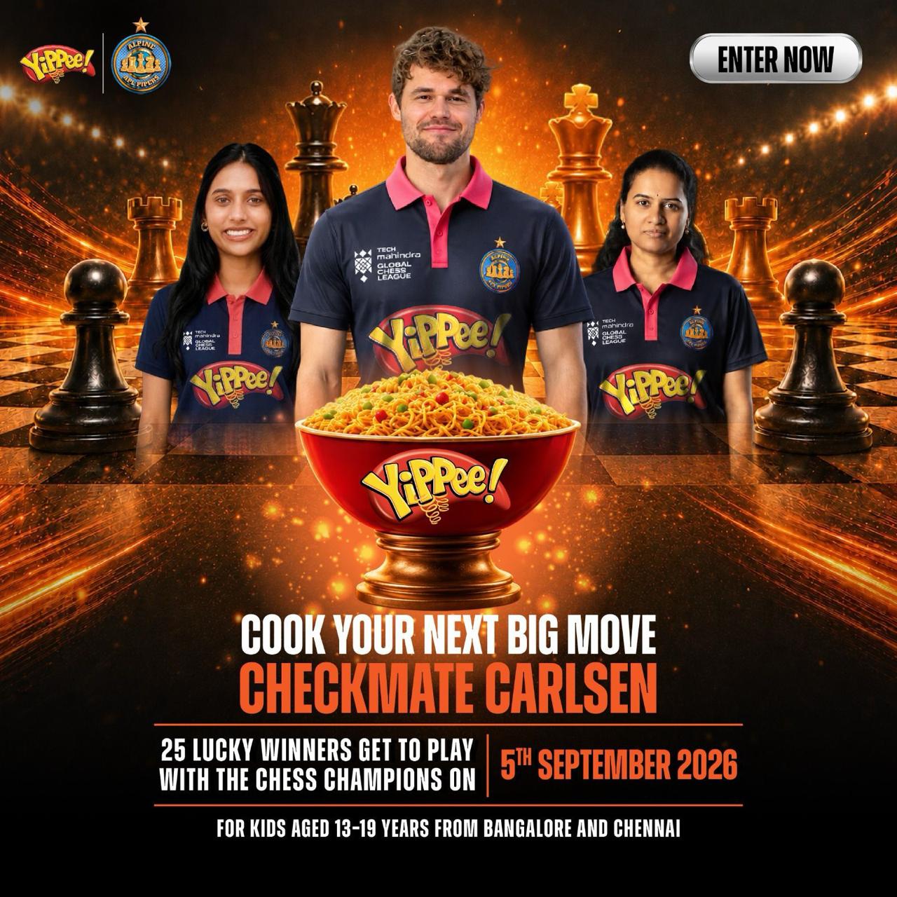 ವಿಶ್ವ ನಂ.1 ಚೆಸ್ ಆಟಗಾರ ಮ್ಯಾಗ್ನಸ್ ಕಾರ್ಲ್ಸನ್‌ಗೆ ಸವಾಲು ಹಾಕಲಿರುವ ಭಾರತದ ಯುವ ಚೆಸ್ ಪ್ರತಿಭೆಗಳು